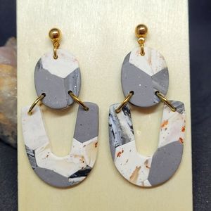 Polymer clay earrings